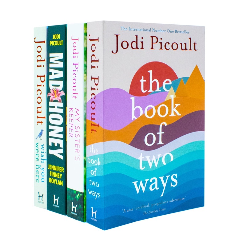 Jodi Picoult Collection 4 Books Set (The Book of Two Ways, Wish You Were Here, Mad Honey & My Sister’s Keeper)