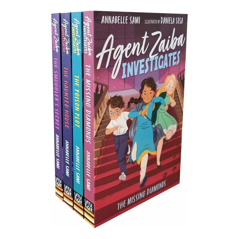 Agent Zaiba Investigates Series 4 Books Collection Set (The Missing Diamonds, The Poison Plot, The Haunted House & The Smuggler’s Secret)