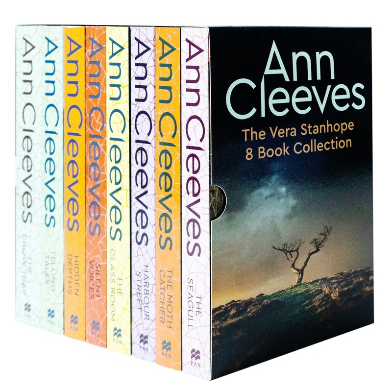 Ann Cleeves Vera Stanhope 8 Books Series Collection Set (The Seagull, Glass Room) – Mystery Crime Novels by Bestselling Author, British Fiction