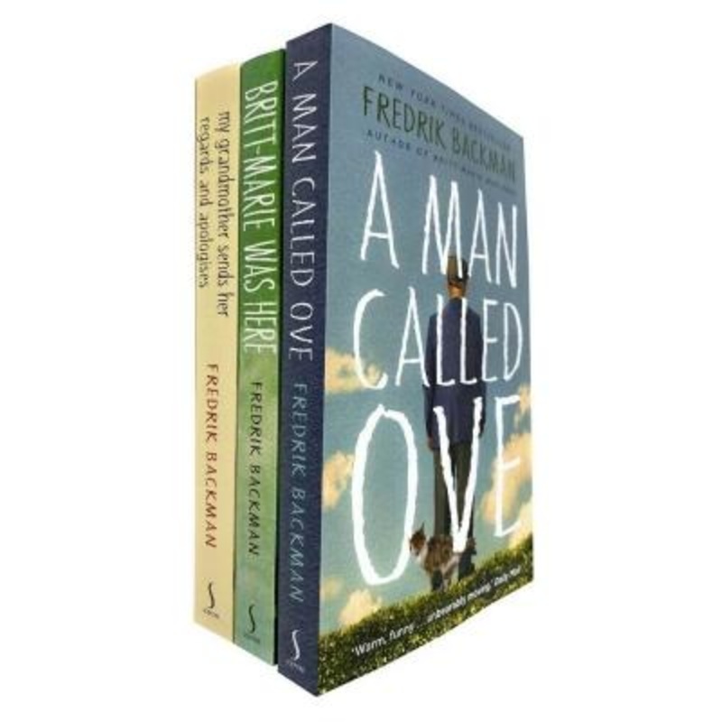 Fredrik Backman 3 Books Collection Set A Man Called Ove Britt-marie Was Here My Grandmother Sends ..