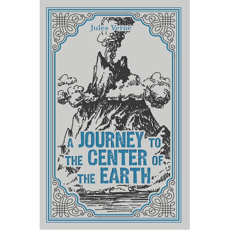 A Journey to the Center of the Earth, Jules Verne Classic Novel, (Otto Lidenbrock, Journey to Earth’s Core, Original Science Fiction), Ribbon Page Marker, Perfect for Gifting