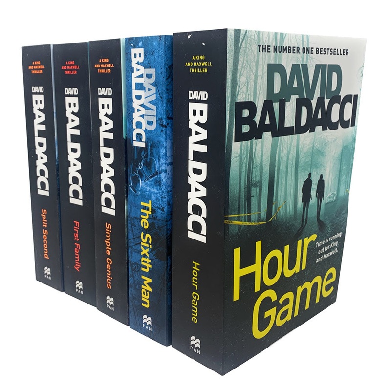 David Baldacci King and Maxwell Series 5-Book Collection  Action-Packed Thriller & Mystery Set | Crime, Suspense & Bestselling Fiction Novels