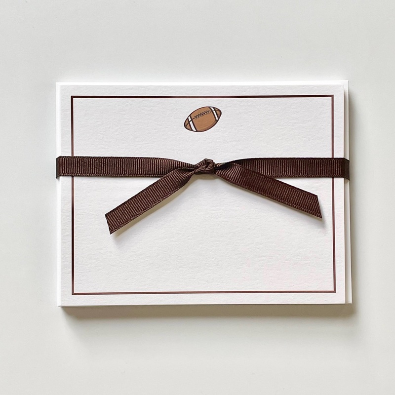 Football – Flat Note Cards