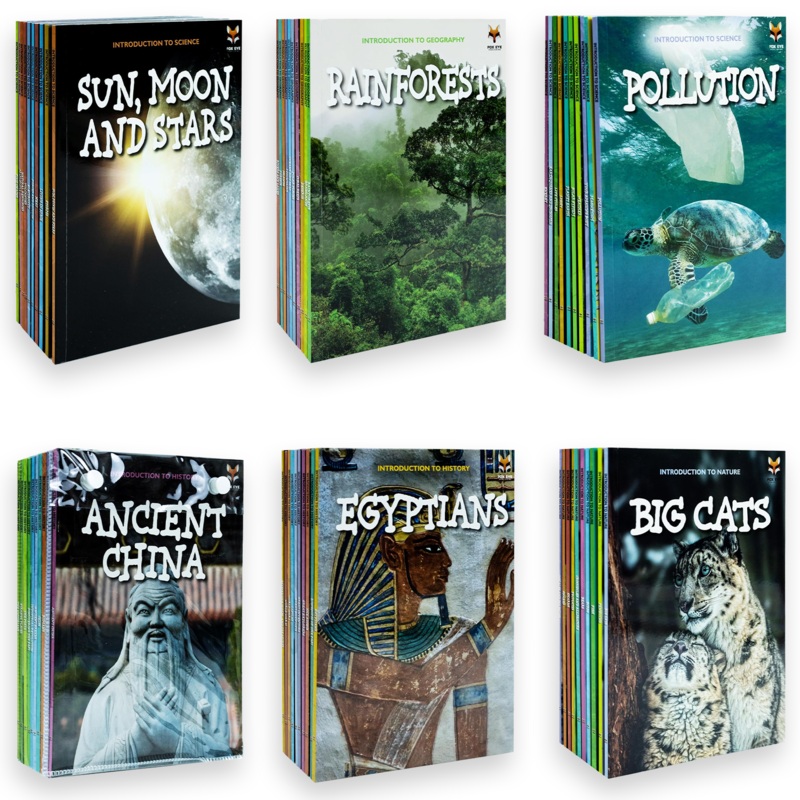 Introduction To History, Science, Nature and Geography Books – 60 Books Collection Set, Age 7 to 11 Years