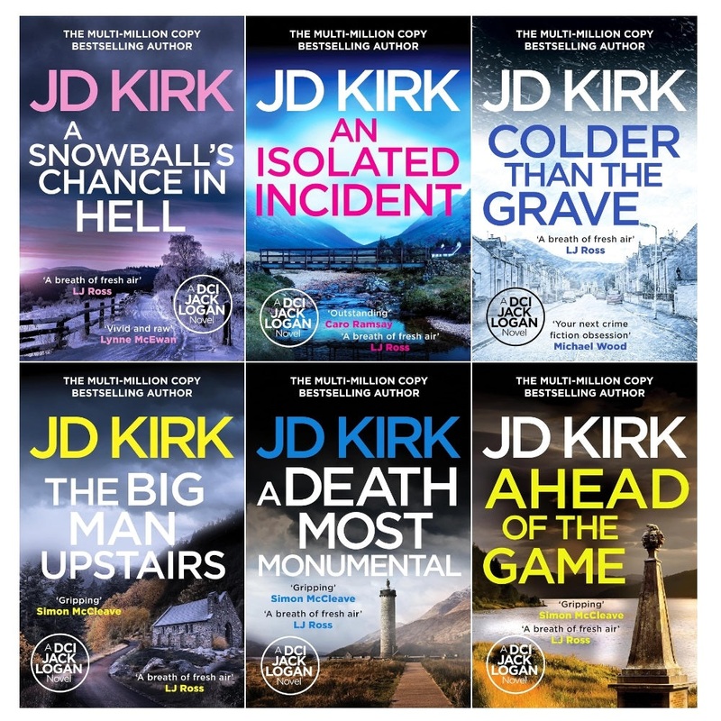 DCI Logan Crime Thrillers 7-12 Books Collection Set By JD Kirk (Ahead of the Game, Colder Than the Grave, An Isolated Incident, The Big Man Upstairs, Snowball’s Chance in Hell & MORE)
