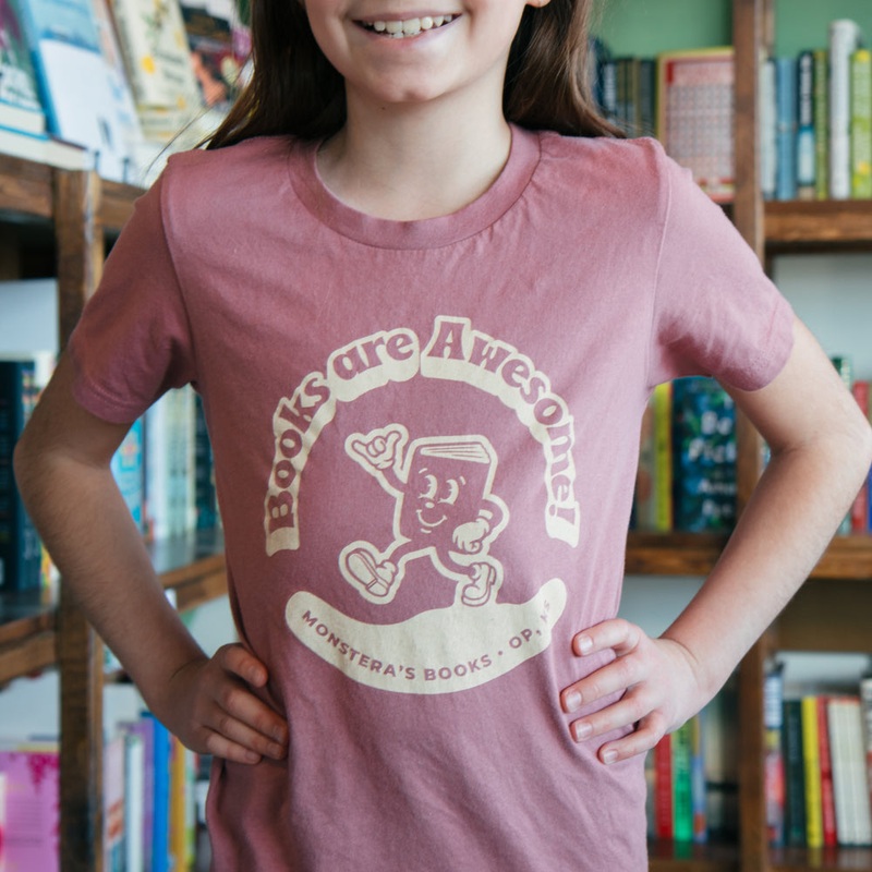 Books Are Awesome Kids T-Shirt 2T