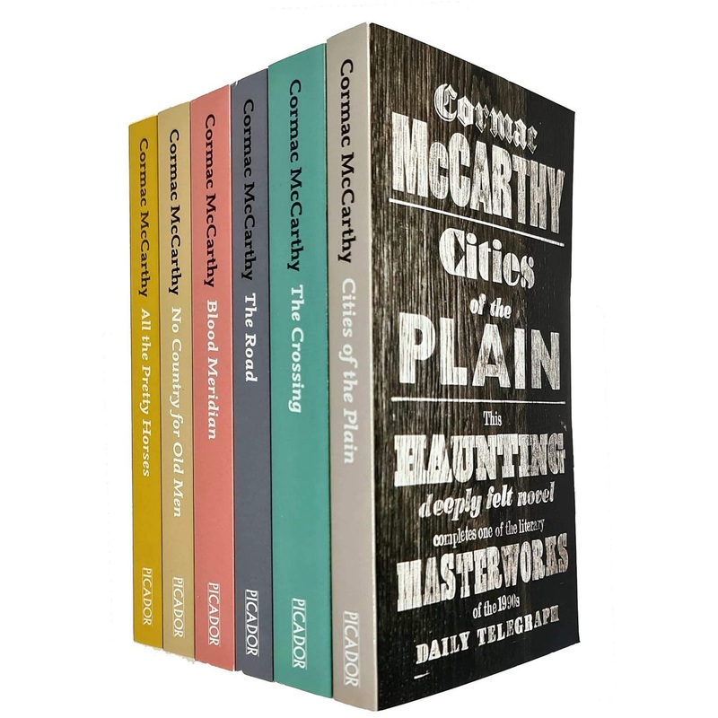 Cormac McCarthy Collection 6 Books Set – Cities of the Plain, The Crossing, The Road and More