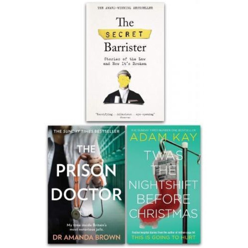 The Prison Doctor The Secret Barrister Twas The Nightshift Before Christmas – Hardcover 3 Books Co..
