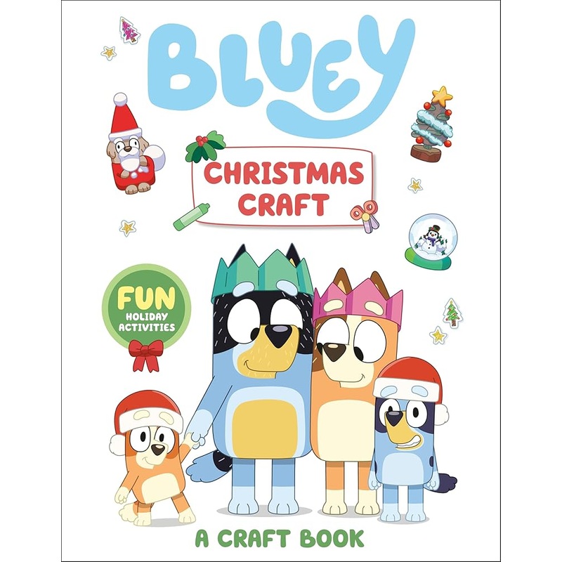(10/07/25 PREORDER) Bluey: Christmas Craft: A Craft Book