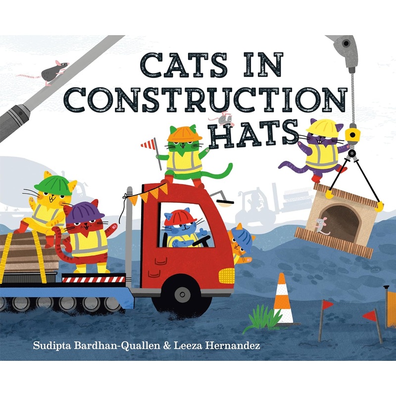 Cats in Construction Hats Hardcover