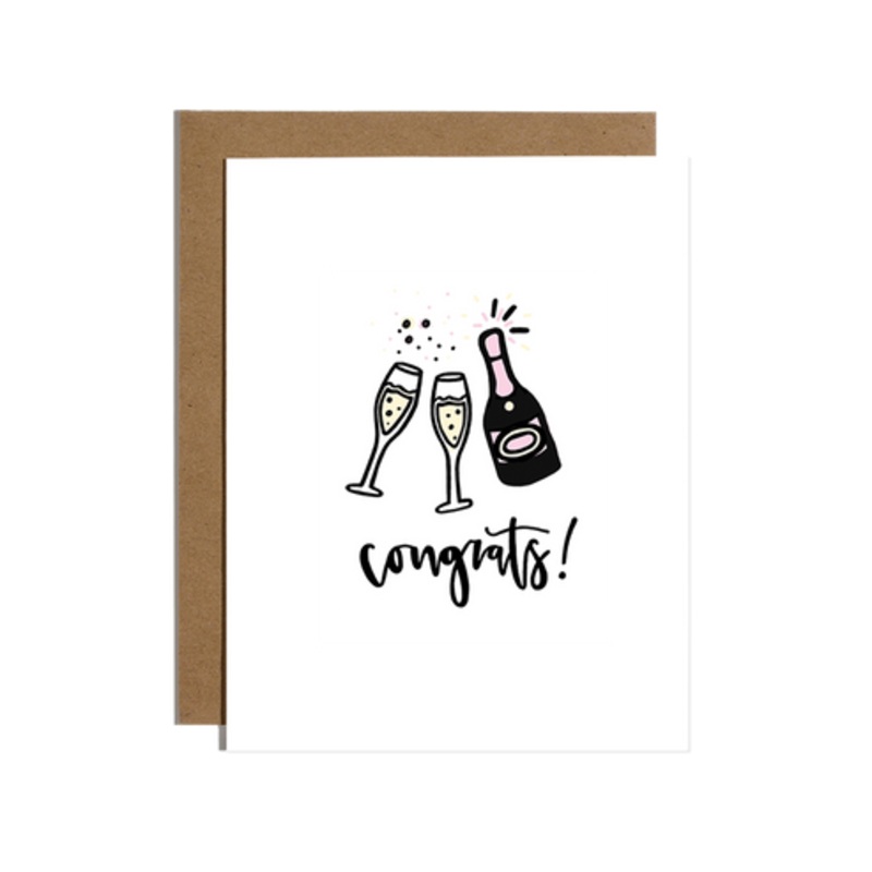 Congrats Champagne Card