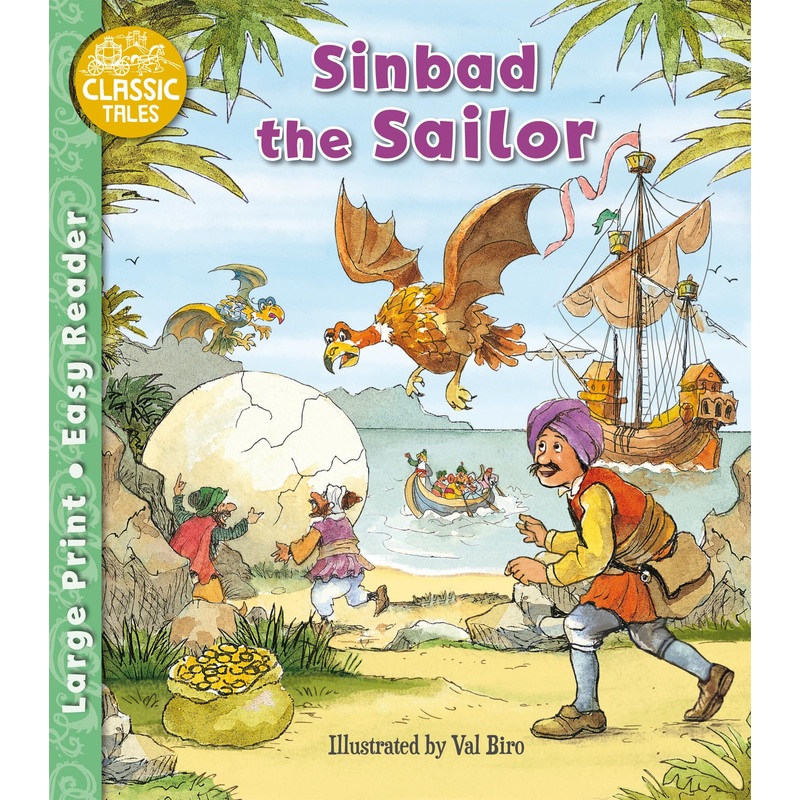 Sinbad the Sailor Book – A Thrilling Adventure in Classic Tales Easy Readers for Kids Aged 6+ Years