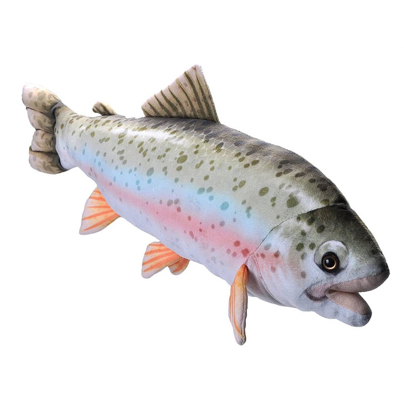 Wild Republic – Living Stream Trout Stuffed Animal 24″